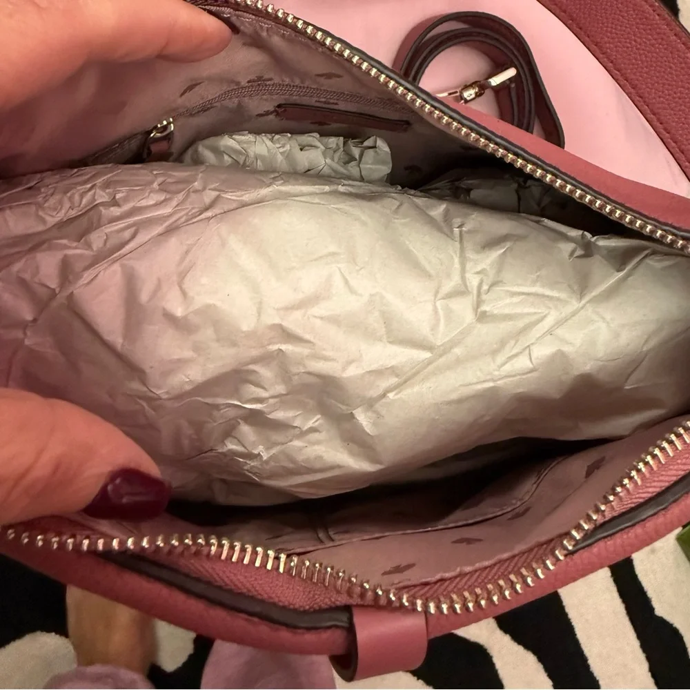 Kate Spade Pink Leather Shoulder Bag - Picture 4 of 5